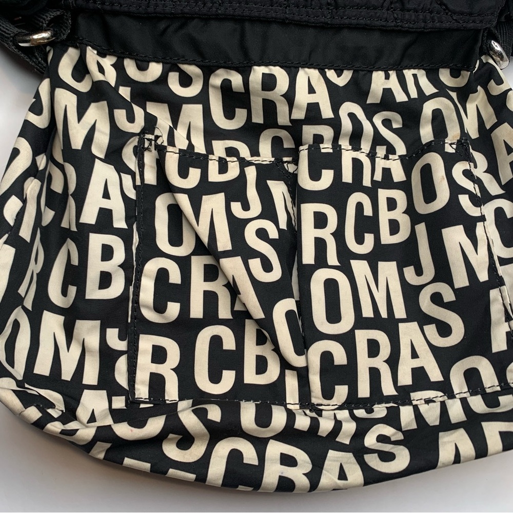 Marc By Marc Jacobs Signature Quilted Flap Over Black Nylon Crossbody purse bag - Picture 10 of 16